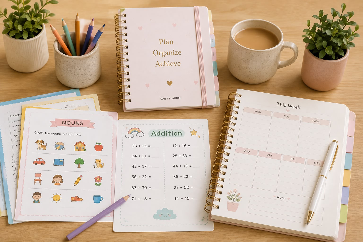 Worksheets and Planners